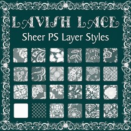 Lavish Lace Sheer PS Layer Styles (CU4CU)