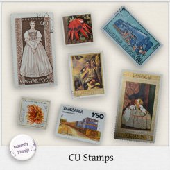 CU Stamps by butterflyDsign