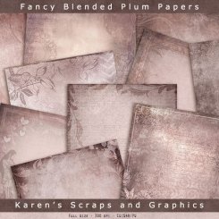 Fancy Blended Plum Papers (FS/CU4CU)
