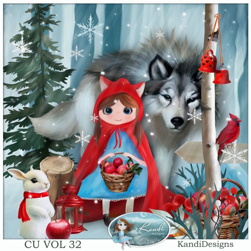 KandiDesigns CU Vol.032 Little Red Riding Hood (FS/CU) - Click Image to Close