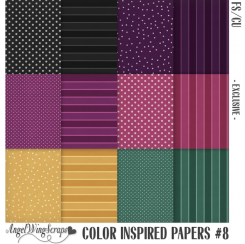 Color Inspired Papers #8 - Exclusive (FS/CU)