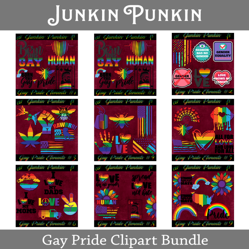 Bundle - CU - Gay Pride Clipart - Click Image to Close