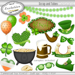 EXCLUSIVE ~ St. Patrick Grayscale Templates