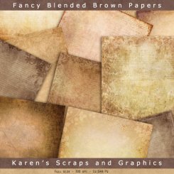 Fancy Blended Brown Papers (FS/CU4CU)