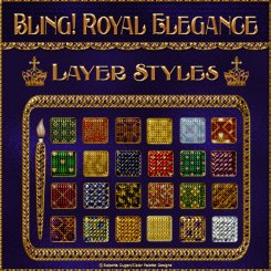 Bling! Royal Elegance PS Layer Styles (CU4CU)