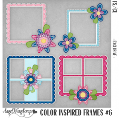 Color Inspired Frames #6 - Exclusive (FS/CU)