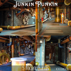 Backgrounds - Steampunk Vents