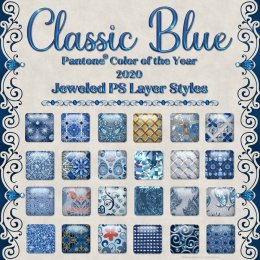 Classic Blue Jeweled PS Layer Styles (CU4CU)