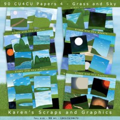 90 Grass & Sky Papers (FS/CU4CU)