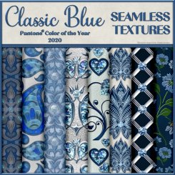 Classic Blue Seamless Textures (CU4CU)