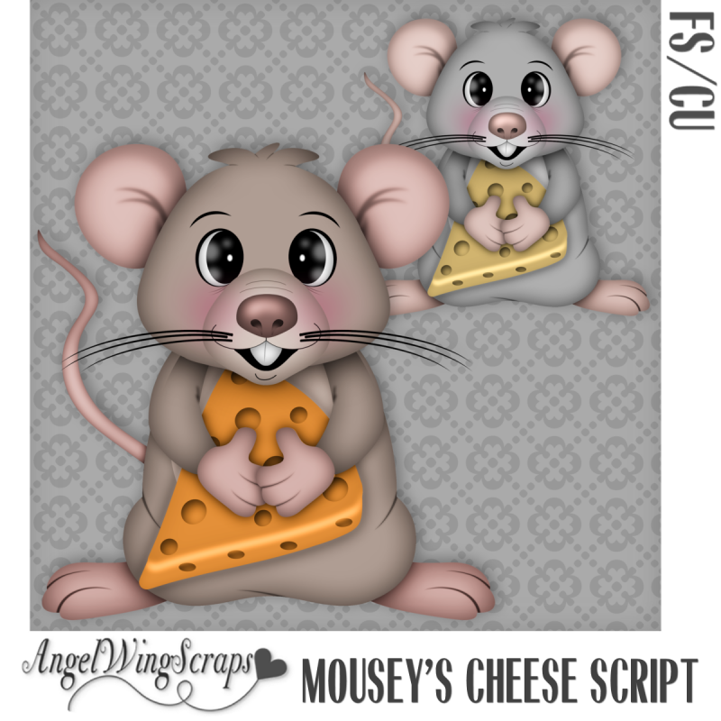 Mousey's Cheese Script (FS/CU) - Click Image to Close