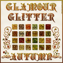 BLING! GLAM GLITTER-AUTUMN PS Layer Styles (CU4CU)