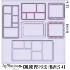 Color Inspired Frames #1 - Exclusive (FS/CU)