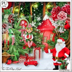 kit toc toc pere Noel by kittyscrap