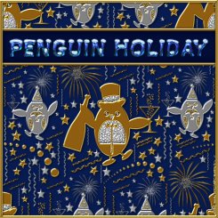 Penguin Holidays Seamless Transparent Overlays (CU4CU)