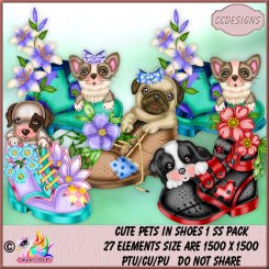 Cute Pets In Shoes 1 SS Pack (TS/CU/S4H)