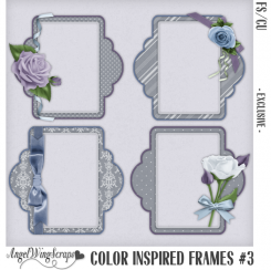 Color Inspired Frames #3 - Exclusive (FS/CU)