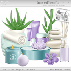 Spa Grayscale Layered Templates