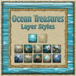 Ocean Treasures PS Layer Styles (CU4CU)