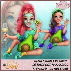 Beauty Chibi 1 YK Tubes (CU/PU)