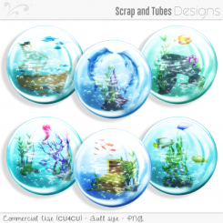 Aquatic Bubbles Clipart