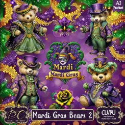 Mardi Gras Bears 2 (FS-CU)