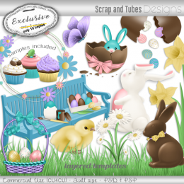 EXCLUSIVE ~ Easter Grayscale Templates 4