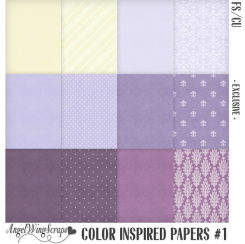 Color Inspired Papers #1 - Exclusive (FS/CU)