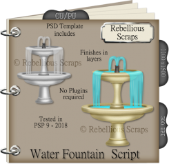 WATER FOUNTAIN (FS/CU/TEMPLATE/SCRIPT)