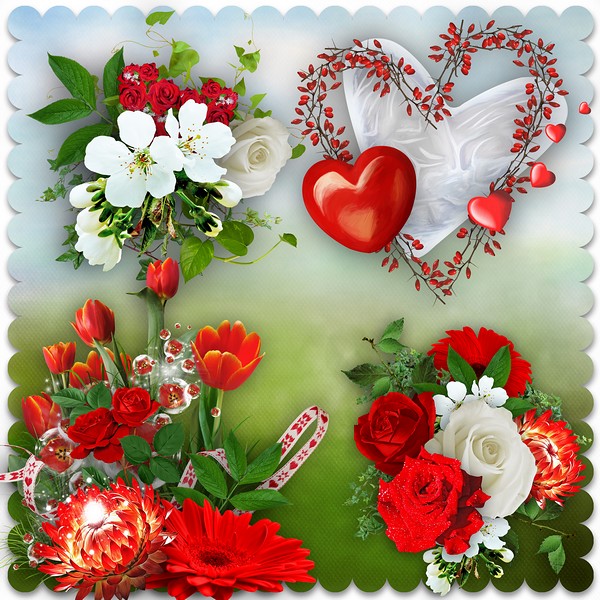Collection a magical valentine's day by kittyscrap - Click Image to Close