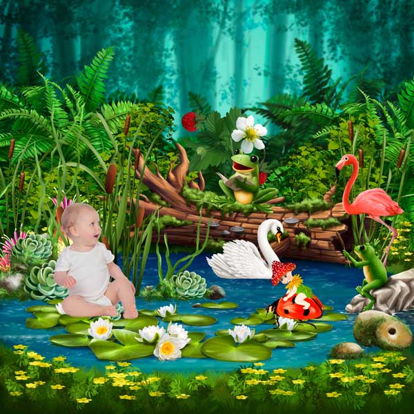 kit a spring in the enchanted swamp by kittyscrap - Click Image to Close