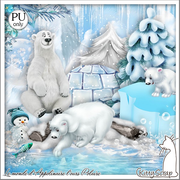 mini kit le monde d'Appolinaire l'ours polaire - Click Image to Close