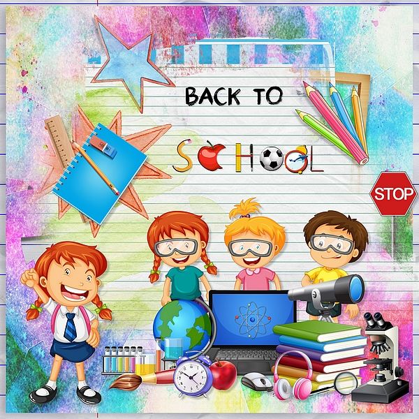 mini kit back to school by kittyscrap - Click Image to Close