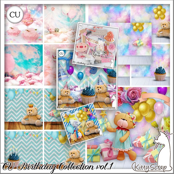 Collection CU birthday vol.1 by kittyscrap - Click Image to Close
