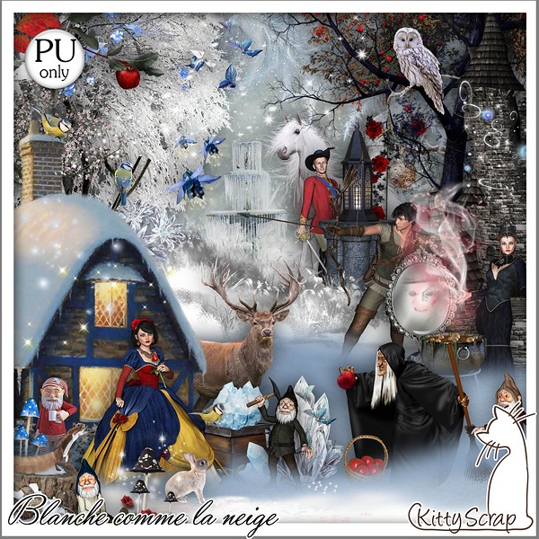 kit blanche comme la neige by kittyscrap - Click Image to Close