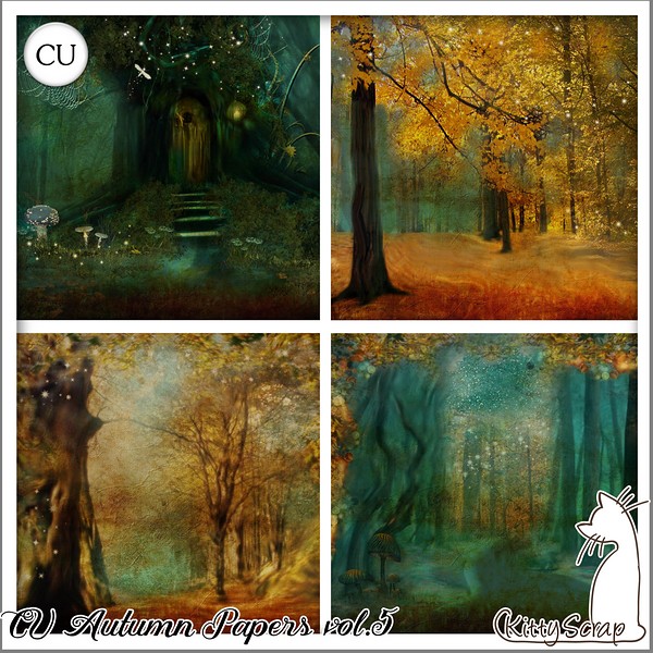 CU autumn papers vol.5 by kittyscrap - Click Image to Close