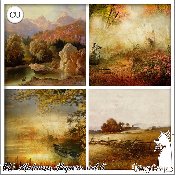 CU autumn papers vol.6 by kittyscrap - Click Image to Close