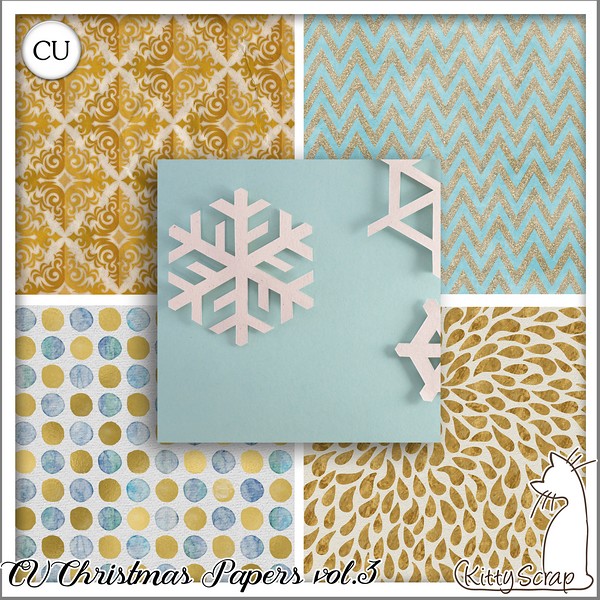 CU christmas papers vol.3 by kittyscrap - Click Image to Close