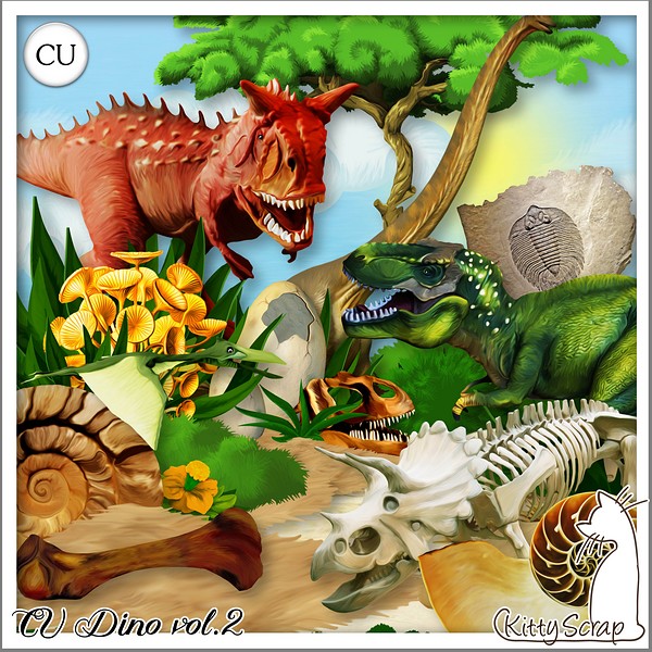CU dino vol.2 by kittyscrap - Click Image to Close