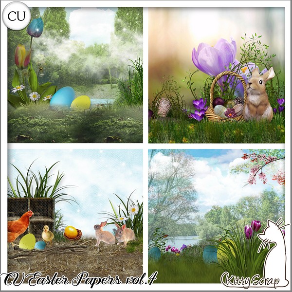 CU easter papers vol.4 by kittyscrap - Click Image to Close