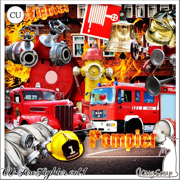 CU fire fighter vol.1 by kittyscrap - Click Image to Close