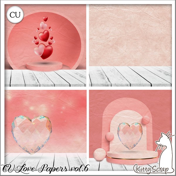 CU love papers vol.6 by kittyscrap - Click Image to Close