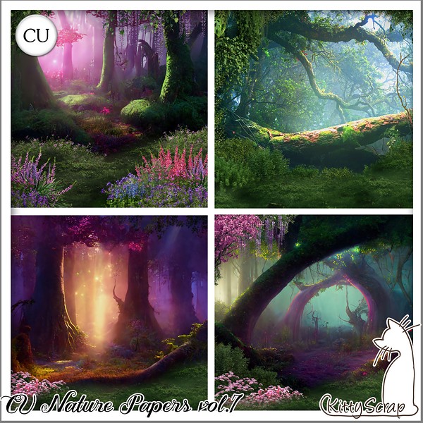 CU nature papers vol.7 by kittyscrap - Click Image to Close