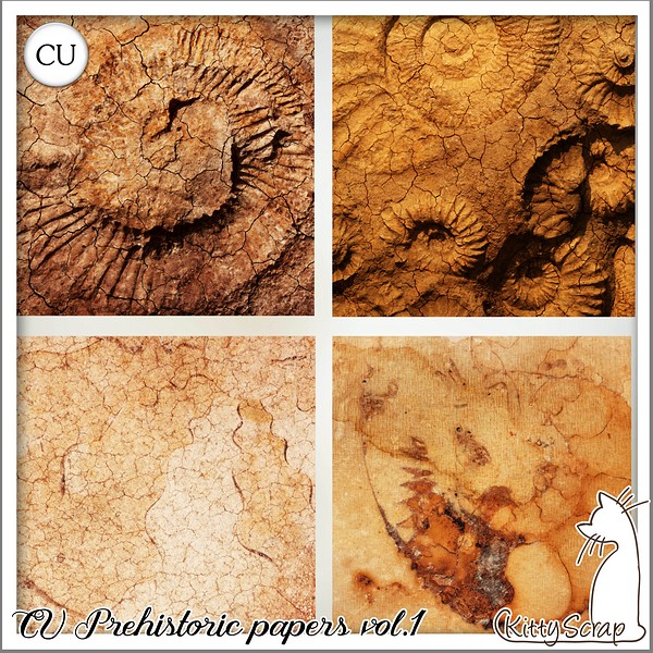 CU prehistoric papers vol.1 by kittyscrap - Click Image to Close