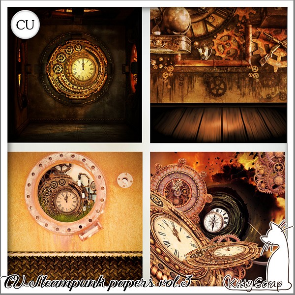 CU steampunk papers vol.3 by kittyscrap - Click Image to Close