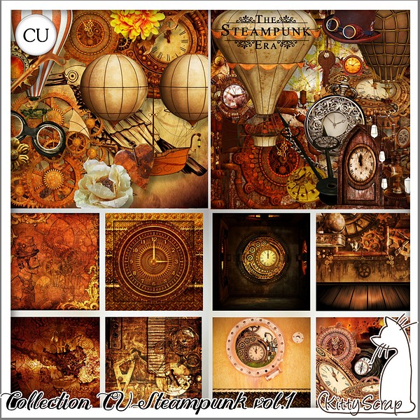 Collection CU Steampunk vol.1 by kittyscrap - Click Image to Close