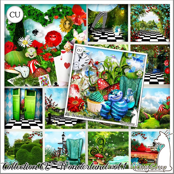 Collection CU wonderland vol.1 by KittyScrap - Click Image to Close