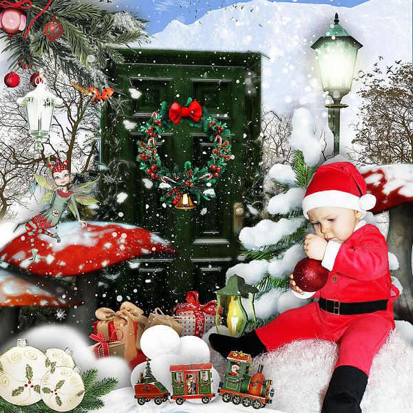 kit fairy christmas time by kittyscrap - Click Image to Close