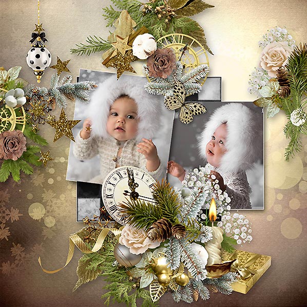 kit golden new year by kittyscrap - Click Image to Close