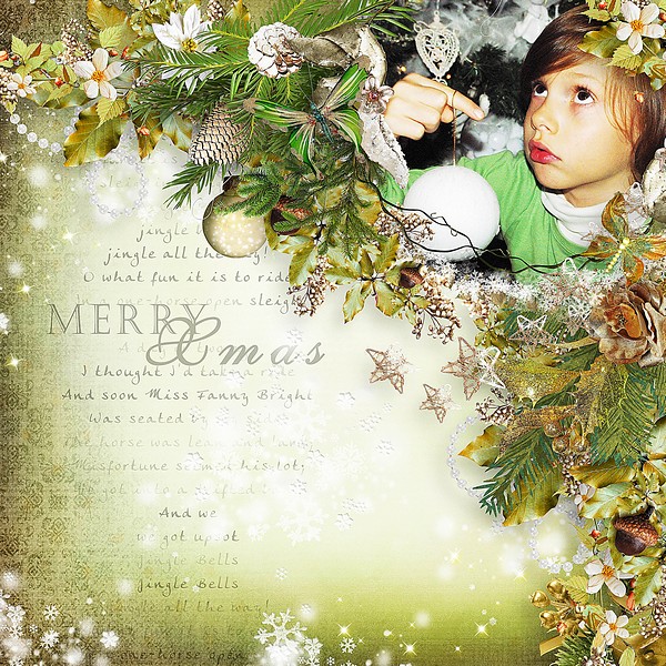 Collection Green Christmas by kittyscrap - Click Image to Close